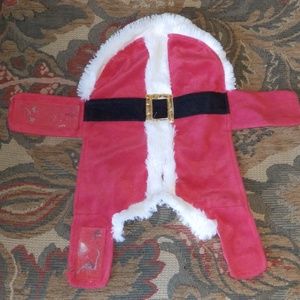 santa dog costume